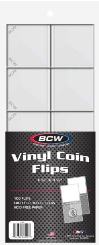 Vinyl Coin Flips - 100ct with Inserts